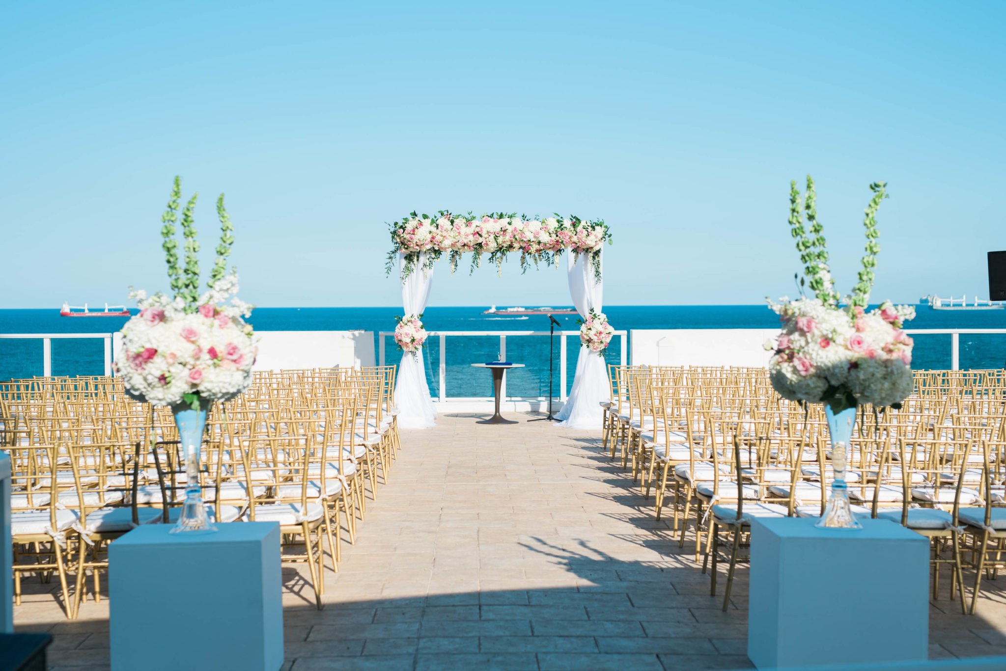 Conrad Fort Lauderdale Wedding Balcony